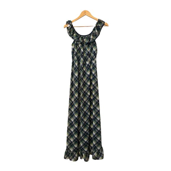 Mossimo Supply plaid tartan maxi dress size XS Whimsigoth Party - Picture 1 of 7